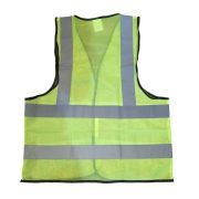Safety Vest Reflektif 4 Line Rompi Keselamatan Scotlight Polyester Jaring Tebal All Size - Image 3