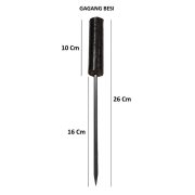 Ice Pick Pemecah Es Batu Alat Penghancur Es Balok Kuat Tajam Stainless Steel - Image 3