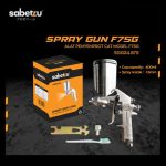 Spray Gun F75 400ml Air Spray Gun Kompresor Angin Tabung Atas Cat Mobil Motor Heavy Duty