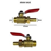 Valve Stop Kran Jet Cleaner 1/4 Inch – Nozzle Spray Kuningan High Pressure - Image 4