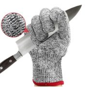 Sarung Tangan Safety Kerja Benang Rajut Tebal Anti Licin Hitam Abu Serbaguna Glove - Image 2